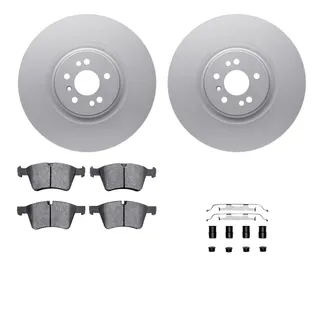 R1 Concepts WDUH1-63225 Carbon Series Brake Rotors W/ 5000 Oep Brake Pads & Hdw